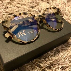 TIJN Mitchell Opal Tortoise Blue Light Glasses